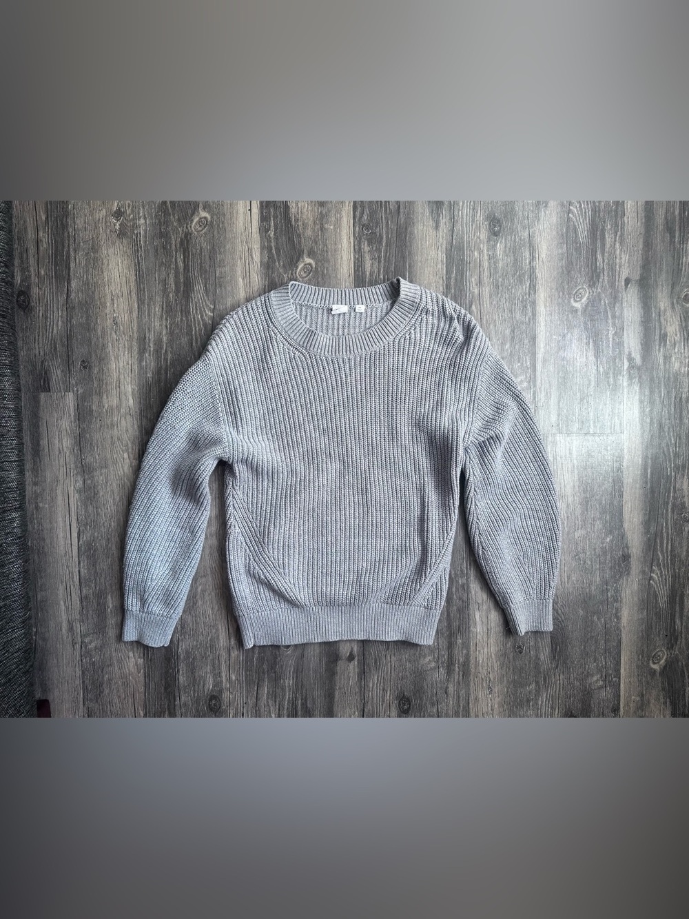 Gap Pullover Knitted Crewneck Long Sleeve Sweater – Size X-Small | Gray